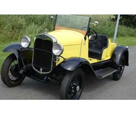 1930 FORD MODEL A JAUNE MANUEL, 7+ VITESSES CONDUITE À GA...