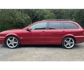 JAGUAR X-TYPE 2008 JAGUAR X-TYPE ROUGE MANUEL, 6 VITESSES CONDUITE À DR...