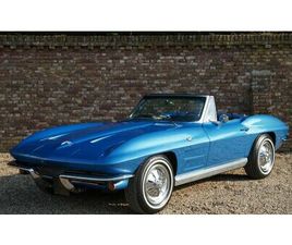 1964 CHEVROLET CORVETTE BLEU MANUEL, 4 VITESSES CONDUITE...