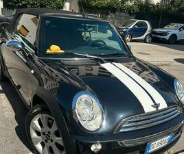 MINI CABRIO 2007 SIDEWALK 1.6 NEOPATENTATI