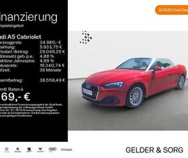 AUDI A5 CABRIOLET 40 TFSI QU. S-TRONIC*RFK*HUD*NAVI