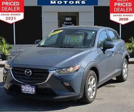 2021 MAZDA CX-3 GS*LOW KS*AWD*HEATED LEATHER*SUN ROOF*CARPLAY
