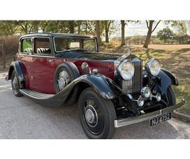 1934 ROLLS ROYCE 20/25 MULTICOLORE MANUEL, 4 VITESSES CON...