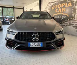 MERCEDES CLA CLA 45 AMG COUPES 4MATIC STREET EDITION STYLE UNICA IN ITALIA