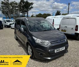 FORD TOURNEO CONNECT GRAND TITANIUM TDCI 7 SEATS AIR CON NEW CAMBELT & SERVICED EURO 6 ULEZ COMPLIANT * NO VAT * MPV 2017, 75600 MILES, £10995 - 32725806 - EXCH