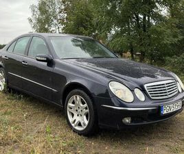MERCEDES CLASSE E E 500 MERCEDES-NENZ E500 W211 *2003 R / 306 KM / V8 OD PRYWATNEJ OSOBY GNIEZNO • OLX.PL