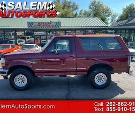 FORD BRONCO USED 1993 FORD BRONCO 2DR WAGON XLT