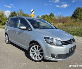 VW TOURA 2.0TDI, 7 OSÓB, 177KM, AUTOMAT, BEZWYPADKOWY OPLACONY SZWAJCAR LUBLIN - SPRZEDAJEMY.PL