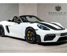 PORSCHE 718 BOXSTER SPYDER RS PORSCHE 718 SPYDER RS PDK. WEISSACH PACKAGE. CERAMIC BRAKES. LIFT. BOSE.