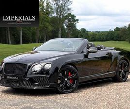 BENTLEY CONTINENTAL 6.0 W12 GTC SPEED AUTO 4WD EURO 6 2DR