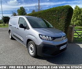 CITROEN BERLINGO VAN 850 ENTERPRISE XL LWB 5 SEAT DOUBLE CAB VAN 1.5 BLUE HDI 100PS