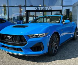 FORD MUSTANG CABRIOLET MUSTANG CONVERTIBLE 5.0 V8 GT AUTOMAT MIT 2.9% AKTIONSLEASIN
