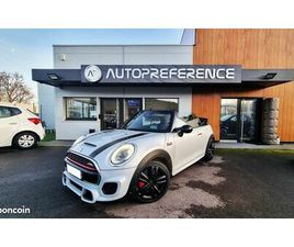 MINI CABRIO JOHN COOPER WORKS MINI CABRIO JOHN COOPER WORKS 231 CH JCW CABRIOLET*1ER MAIN*KEYLESS*AFFICHAGE TETE HAUTE