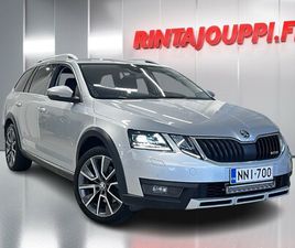 SKODA OCTAVIA SCOUT SKODA OCTAVIA COMBI 2,0 TSI 190 4X4 SCOUT BUSINESSLINE DSG AUTOM. - 14 PÄIVÄN PALAUTUSOIKEUS - SUOMI-AUTO / ACC / WEBASTO / VETOKOUKKU / P.KAMERA / BLIS - J. AU