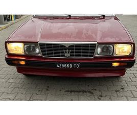 1983 MASERATI BITURBO ROUGE FONCÉ MANUEL, 5 VITESSES COND...