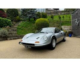 FERRARI DINO 246 1972 FERRARI DINO 246 ARGENT MANUEL, 5 VITESSES CONDUITE...