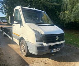 VOLKSWAGEN CRAFTER 2016 VOLKSWAGEN CRAFTER 2.0 TDI 136PS RECOVERY TRUCK CHASSIS CAB DIESEL MANUAL