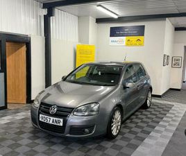 2007 VOLKSWAGEN GOLF 2.0 TDI GT SPORT DSG 5DR HATCHBACK DIESEL AUTOMATIC