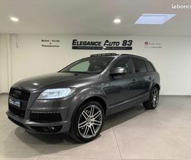 AUDI Q7 4.2 V8 TDI 340 S LINE QUATTRO 7 PLACES / BOSE / ECRAN DVD / T.O