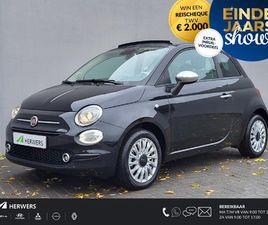 FIAT 500C FIAT 500C 1.0 HYBRID BELLAVITA / CABRIO / DEALER ONDERHOUDEN / NAVIGATIE / APPLE CARPLAY / ANDROID AUTO / AUTO. AIRCO / PARKEERSENSOREN ACHTER /