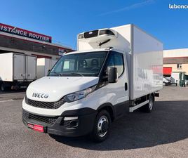 IVECO DAILY 35C13 CHÂSSIS CABINE ROUES JUMELÉES 2.3 L 130 CH BOITE AUTOMATIQUE FRIGORIFIQUE AVEC CLIMATISATION + PORTE LATÉRALE