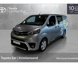 TOYOTA PROACE 2,0 D 144 COMFORT BLACK PACK L2H1 THB AUT M/HENGERFESTE