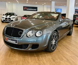 BENTLEY CONTINENTAL GTC CERTIFICACIÓN DEL VEHÍCULO