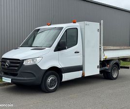 •23325HT• SPRINTER III 516 CDI BENNE + COFFRE - 1ÈRE MAIN - ATTELAGE - BLUETOOTH - PRISE USB