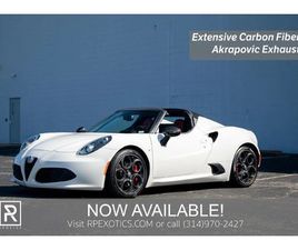 ALFA ROMEO 4C SPIDER USED 2020 ALFA ROMEO 4C SPIDER SAINT LOUIS MO 63132