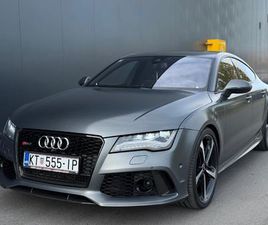 AUDI RS7•2015G•4.0 BITURBO V8•‼️730KS‼️091/9090/933, 2015 GOD.