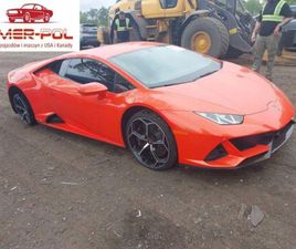 LAMBORGHINI HURACAN EVO LAMBORGHINI HURACAN EVO 2020 5.2L 5.2 BENZYNA 630KM