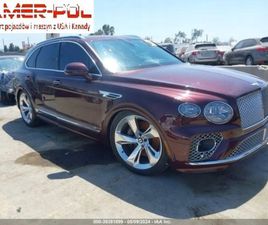 BENTLEY BENTAYGA 2021 BENTLEY BENTAYGA V8 AWD 4.0 BENZYNA 542KM