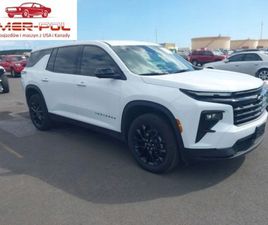 CHEVROLET TRAVERSE 2024R., LS, OD UBEZPIECZALNI 2.5 BENZYNA 328KM