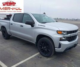 CHEVROLET SILVERADO 1500 CHEVROLET SILVERADO 2020R., 1500 SHORT CUSTOM, OD UBEZPIECZALNI 4.3 BENZYNA