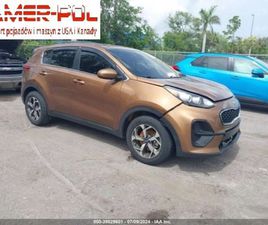 KIA SPORTAGE KIA SPORTAGE 2021 KIA SPORTAGE LX FWD 2.4 BENZYNA 181KM