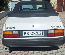SAAB CABRIO BIANCA CAPOTE NERA MAI INCIDENTA