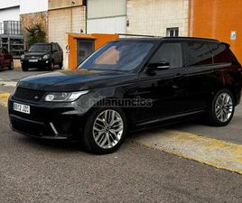 LAND ROVER RANGE ROVER SPORT P550 LAND-ROVER - RANGE ROVER SPORT SVR 5.0 V8 SC 405KW 550CV