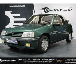 PEUGEOT 205 CABRIOLET CABRIOLET 1.4 ROLAND GARROS PHASE 1 SUIVI RESTAURATION COMPLET RAPPORT EXPERTISE
