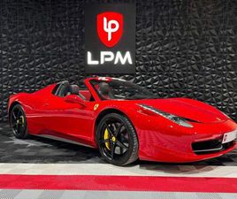FERRARI 458 ITALIA SPIDER ITALIA F458 SPYDER V8 4.5