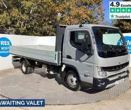 MITSUBISHI CANTER 2022 MITSUBISHI CANTER D 3C13 3400 LWB DROPSIDE EURO 6 L=13FT 11 TIPPER DIESEL MANUAL