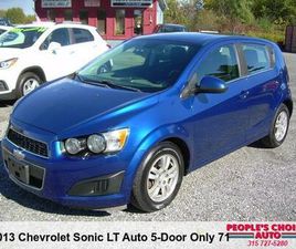 CHEVROLET SONIC USED 2013 CHEVROLET SONIC LT