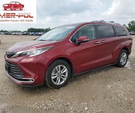 TOYOTA SIENNA TOYOTA SIENNA LIMITED 2023 2.5L 2.5 HYBRYDA 245KM