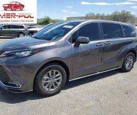 TOYOTA SIENNA XLE 2023 2.5L 2.5 HYBRYDA 245KM