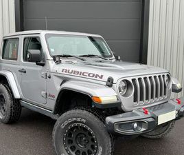 JEEP WRANGLER JL RUBICON 3 PORTES 3.6 V6 284 CV BVA - KING SHOCKS - CARPLAY - CAMÉRA DE RECUL
