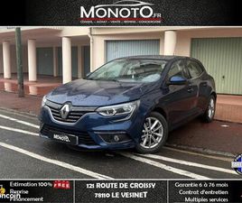 RENAULT MEGANE RENAULT MEGANE 4 ZEN 1.5 DCI 110CH RADAR DE RECUL / ACCES MAIN LIBRE / ENTRETIEN RENAULT