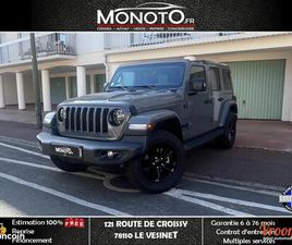 JEEP WRANGLER UNLIMITED JEEP WRANGLER JL TRAIL RATED UNLIMITED 2.2 200CH BOÎTE AUTO TOIT OUVRANT ATTELAGE