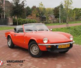 TRIUMPH SPITFIRE CABRIOLET TRIUMPH SPITFIRE 1500 SOFT TOP | NEDERLANDSE AUTO | ZEER NETTE STAAT |