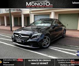 MERCEDES CLASSE C COUPE C 220 MERCEDES CLASSE C 220D 194CH AMG LINE TOIT OUVRANT VIRTUAL COCKPIT CAM 360° ENTRETIEN MERCEDES