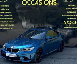 BMW SERIE 2 M2 VENTE A DISTANCE LIVRAISON FRANCE BMW SERIE 2 (F87) M2 3.0 370CH DKG LONG BEACH BLUE CUIR TOIT OUVRANT HARMAN KARDON SIEGES ELECTRIQUES FAIBLE KM