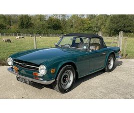 1970 TRIUMPH TR6 VERT MANUEL, 4 VITESSES CONDUITE À DROIT...